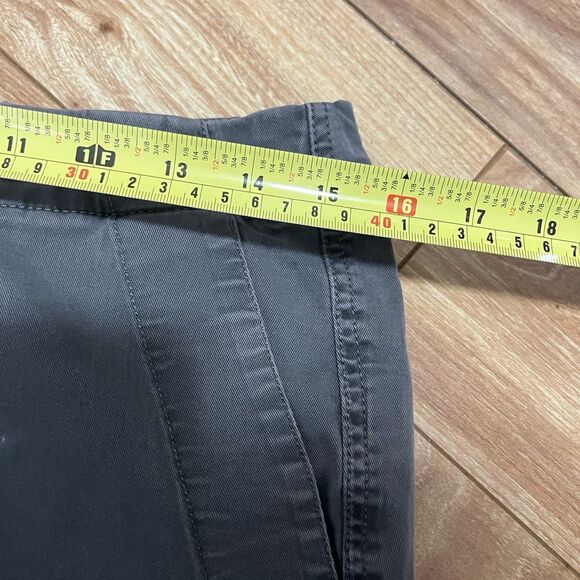 J. Crew Front Pocket Cargo Chino Pants Size 8 Gray Grunge Casual Gorp Y2K Cotton - Picture 7 of 9